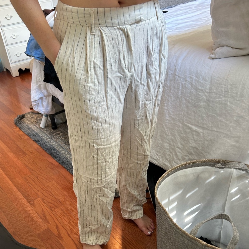 A new day Flowy linen dress pants